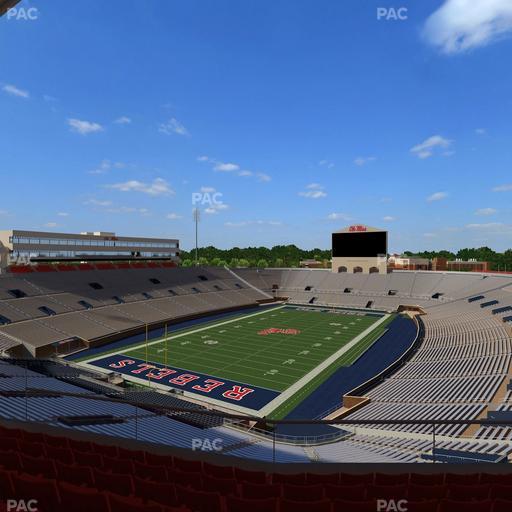 Vaught Hemingway Stadium - Section South Zone Club 108 Seat View