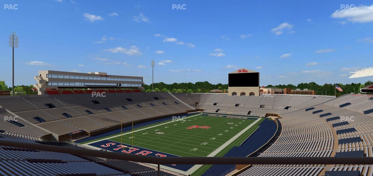 Vaught Hemingway Stadium - Section South Zone Club 108 Seat View
