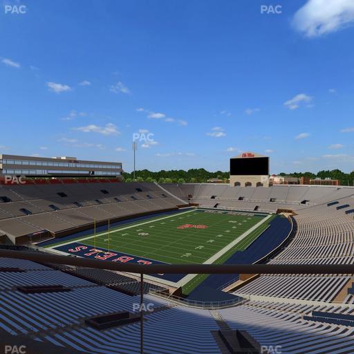 Vaught Hemingway Stadium - Section South Zone Club 108 Seat View