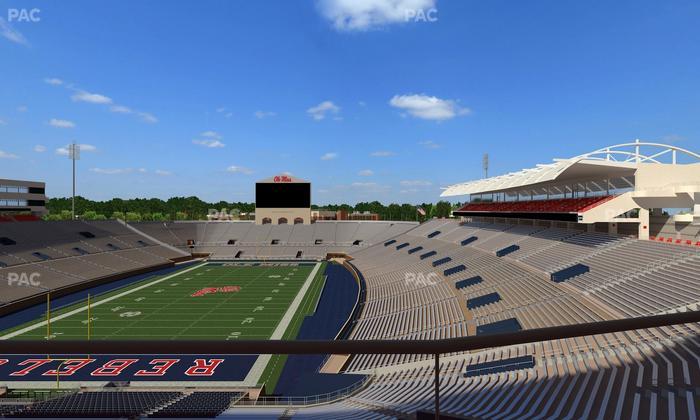 Vaught Hemingway Stadium - Section South Zone Club 109 Seat View