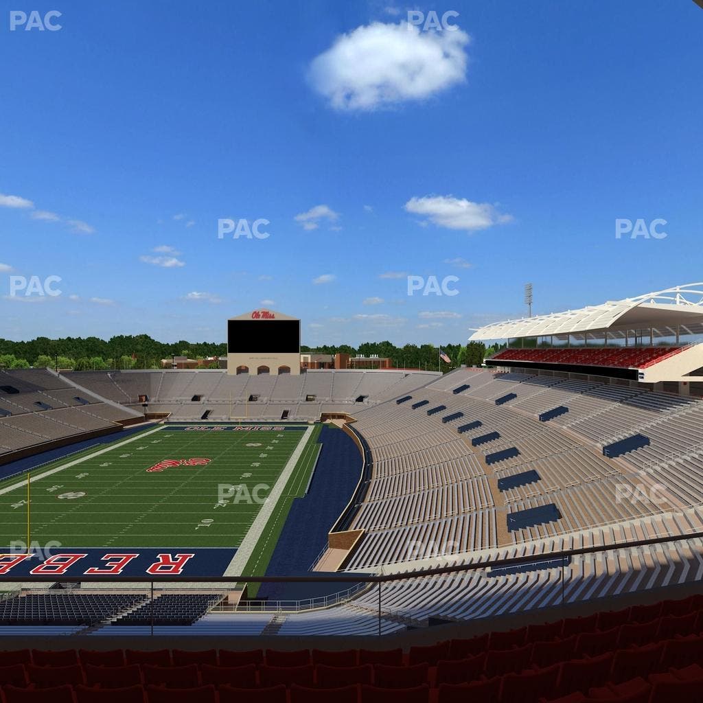 Vaught Hemingway Stadium - Section South Zone Club 109 Seat View