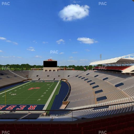 Vaught Hemingway Stadium - Section South Zone Club 109 Seat View