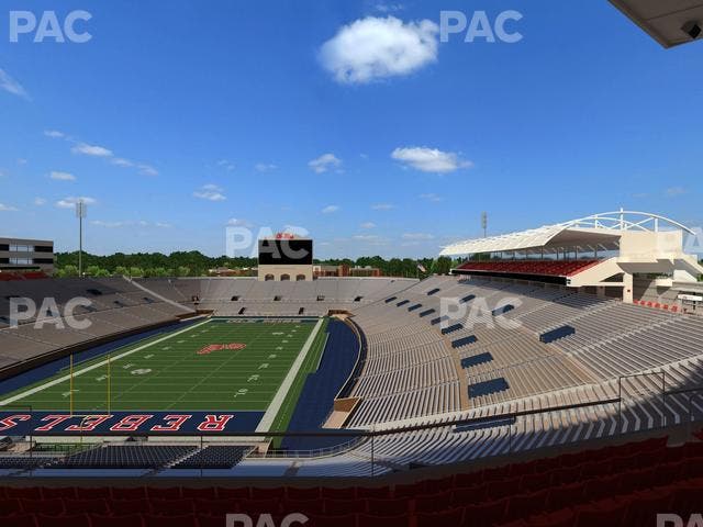 Vaught Hemingway Stadium - Section South Zone Club 109 Seat View