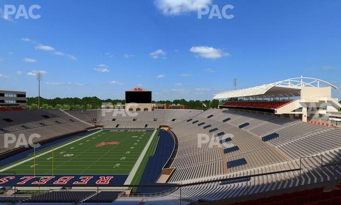 Vaught Hemingway Stadium - Section South Zone Club 109 Seat View
