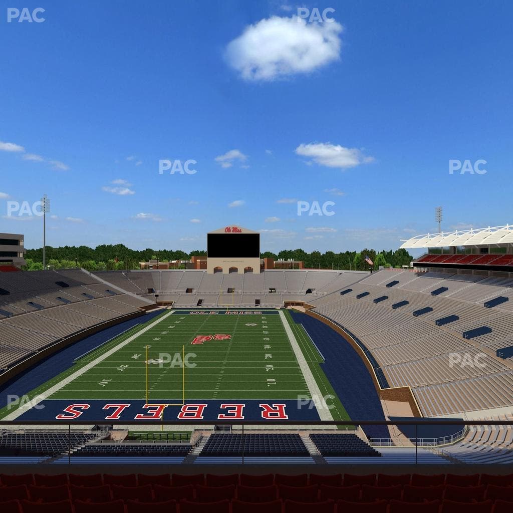 Vaught Hemingway Stadium - Section South Zone Club 111 Seat View