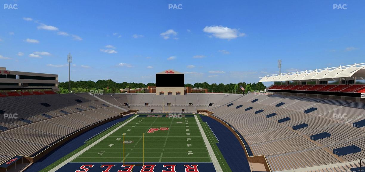 Vaught Hemingway Stadium - Section South Zone Club 111 Seat View
