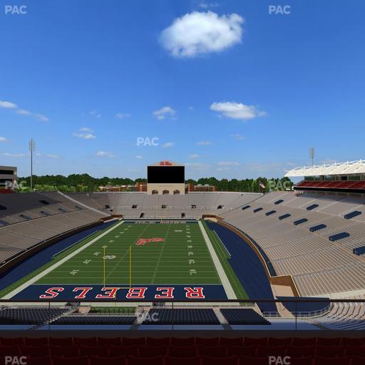 Vaught Hemingway Stadium - Section South Zone Club 111 Seat View