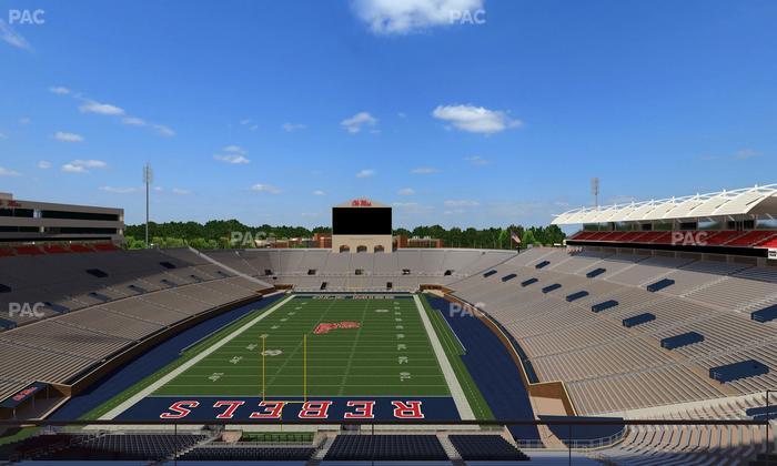 Vaught Hemingway Stadium - Section South Zone Club 111 Seat View