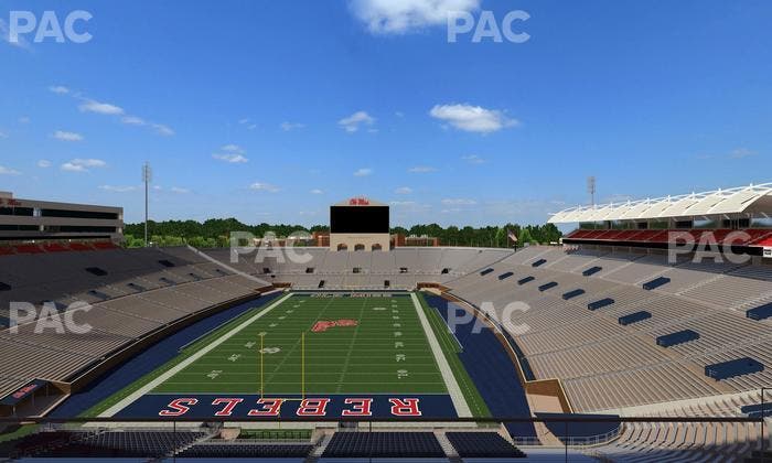 Vaught Hemingway Stadium - Section South Zone Club 111 Seat View