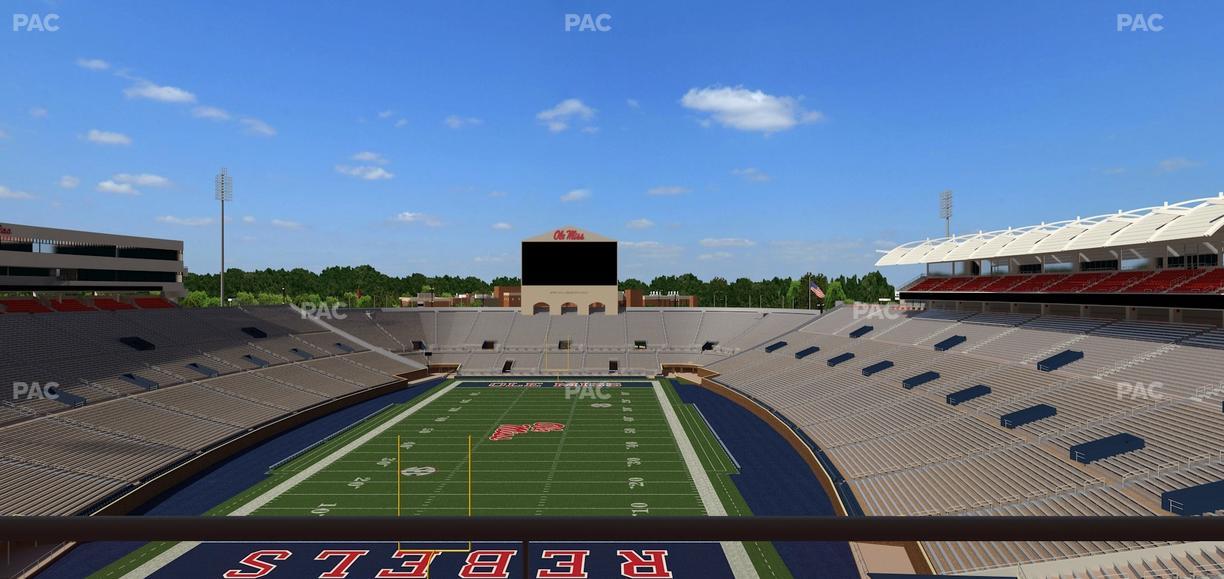 Vaught Hemingway Stadium - Section South Zone Club 111 Seat View