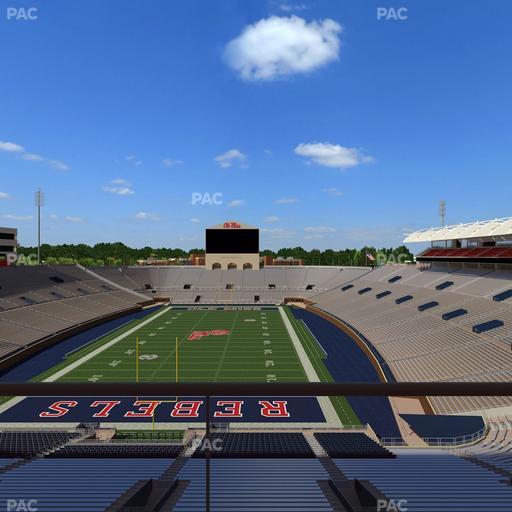 Vaught Hemingway Stadium - Section South Zone Club 111 Seat View