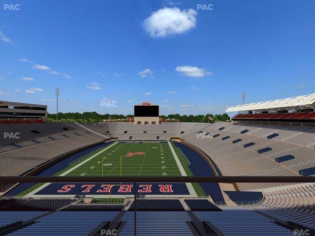 Vaught Hemingway Stadium - Section South Zone Club 111 Seat View
