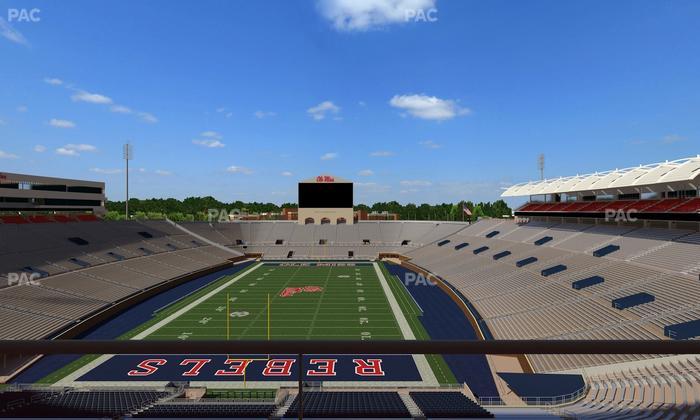 Vaught Hemingway Stadium - Section South Zone Club 111 Seat View