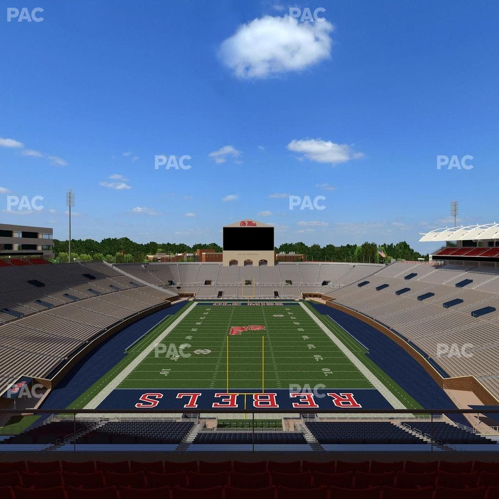 Vaught Hemingway Stadium - Section South Zone Club 112 Seat View