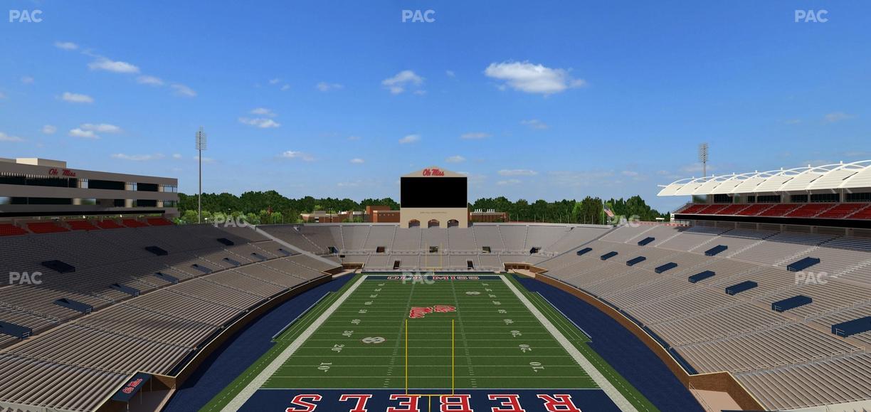 Vaught Hemingway Stadium - Section South Zone Club 112 Seat View