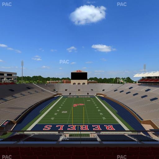 Vaught Hemingway Stadium - Section South Zone Club 112 Seat View
