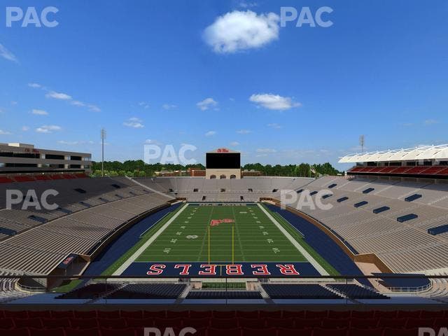 Vaught Hemingway Stadium - Section South Zone Club 112 Seat View