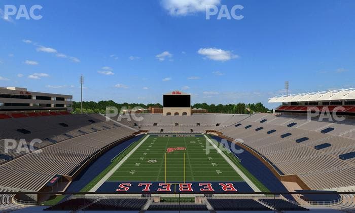 Vaught Hemingway Stadium - Section South Zone Club 112 Seat View