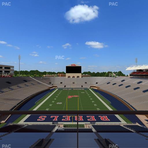 Vaught Hemingway Stadium - Section South Zone Club 112 Seat View