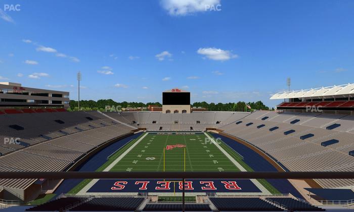 Vaught Hemingway Stadium - Section South Zone Club 112 Seat View