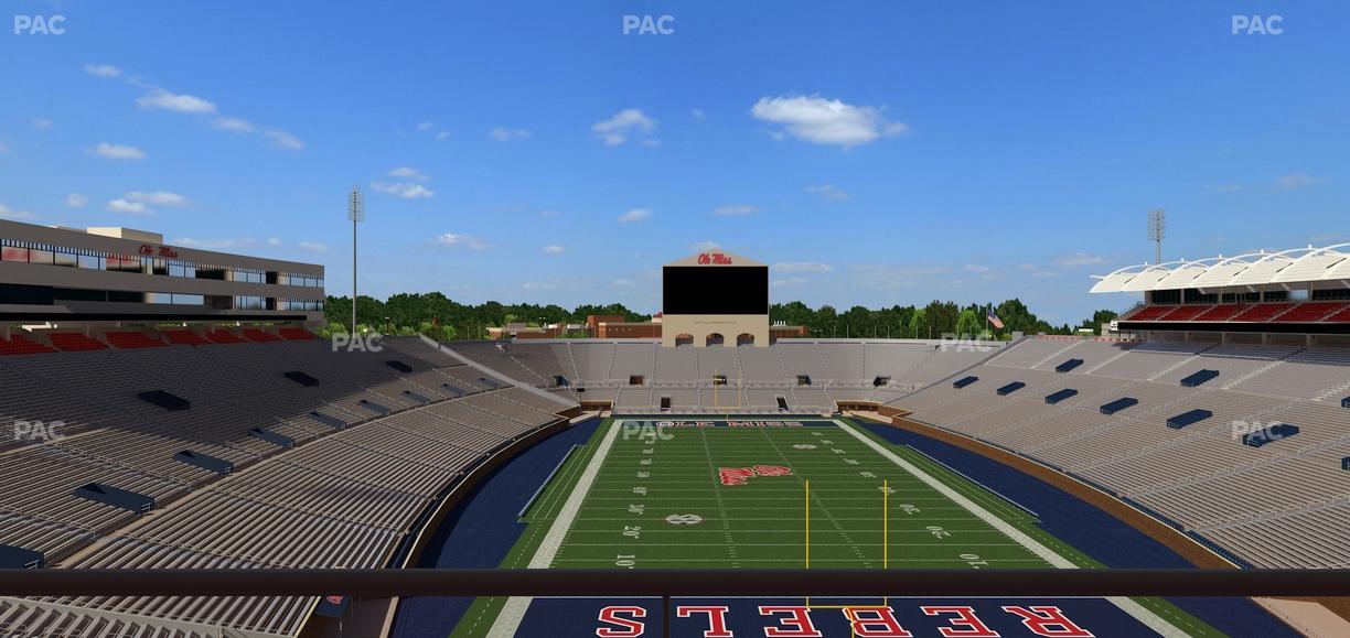 Vaught Hemingway Stadium - Section South Zone Club 113 Seat View