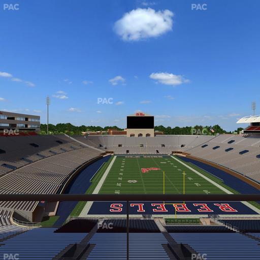 Vaught Hemingway Stadium - Section South Zone Club 113 Seat View