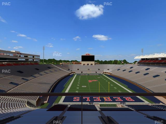 Vaught Hemingway Stadium - Section South Zone Club 113 Seat View