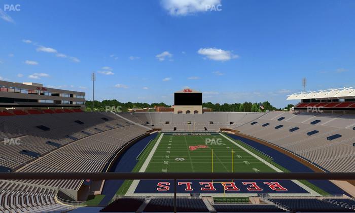 Vaught Hemingway Stadium - Section South Zone Club 113 Seat View