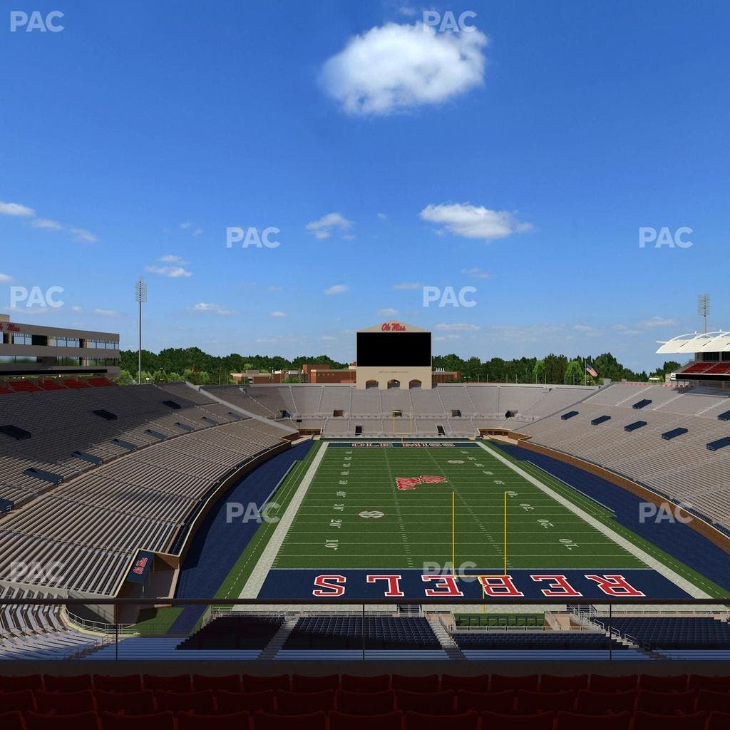 Vaught Hemingway Stadium - Section South Zone Club 113 Seat View
