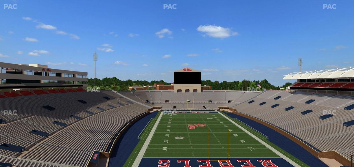 Vaught Hemingway Stadium - Section South Zone Club 113 Seat View