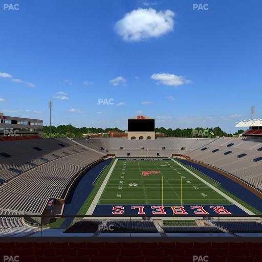 Vaught Hemingway Stadium - Section South Zone Club 113 Seat View