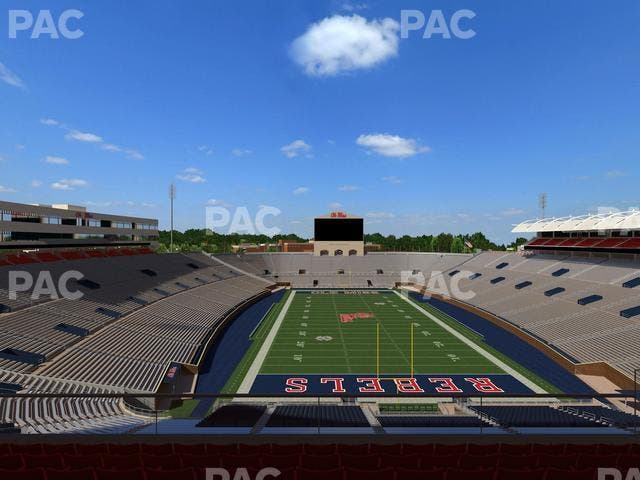 Vaught Hemingway Stadium - Section South Zone Club 113 Seat View