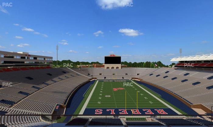 Vaught Hemingway Stadium - Section South Zone Club 113 Seat View