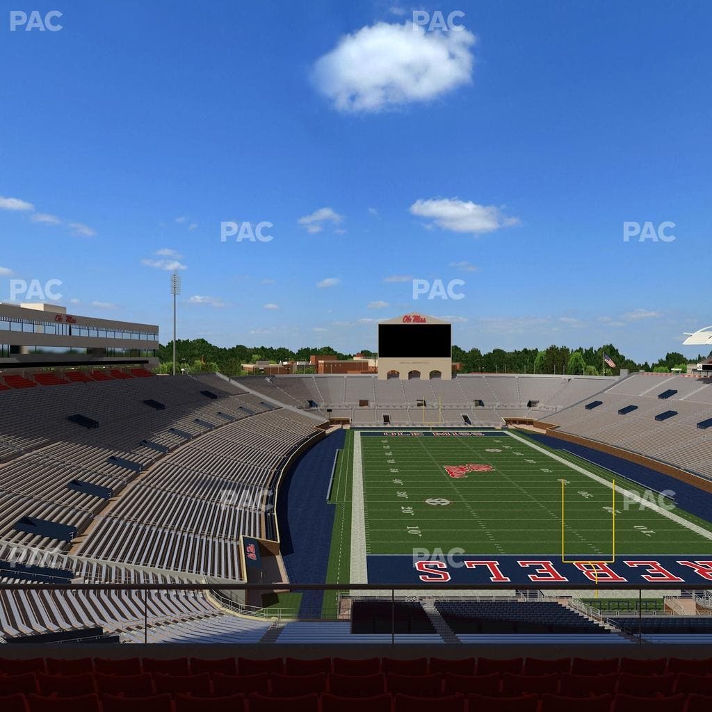 Vaught Hemingway Stadium - Section South Zone Club 114 Seat View