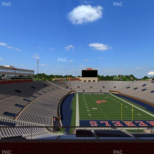 Vaught Hemingway Stadium - Section South Zone Club 114 Seat View
