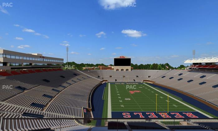 Vaught Hemingway Stadium - Section South Zone Club 114 Seat View