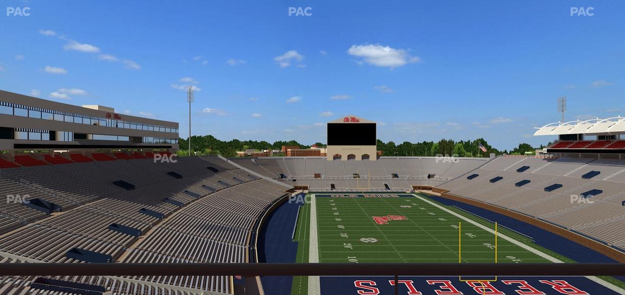 Vaught Hemingway Stadium - Section South Zone Club 114 Seat View