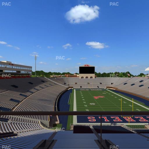 Vaught Hemingway Stadium - Section South Zone Club 114 Seat View