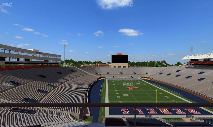 Vaught Hemingway Stadium - Section South Zone Club 114 Seat View