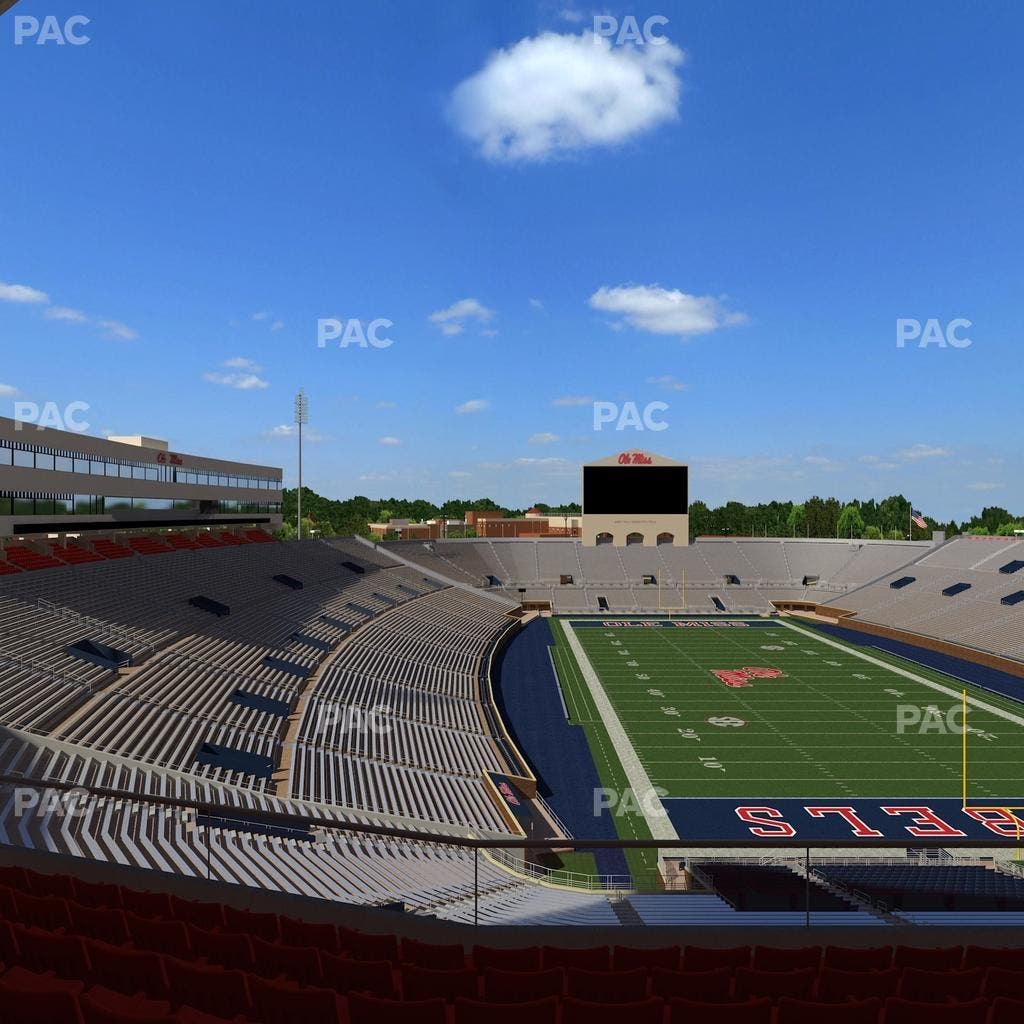 Vaught Hemingway Stadium - Section South Zone Club 115 Seat View