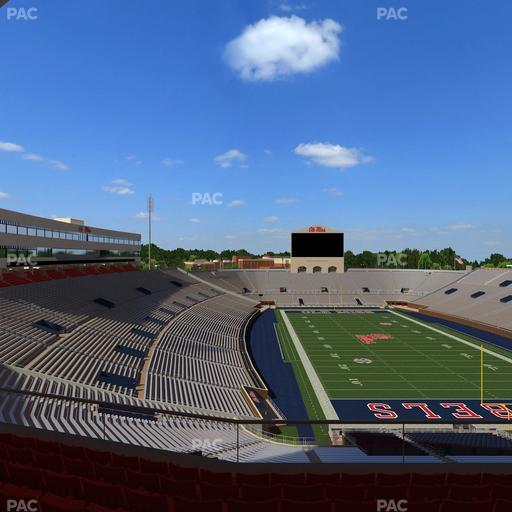 Vaught Hemingway Stadium - Section South Zone Club 115 Seat View
