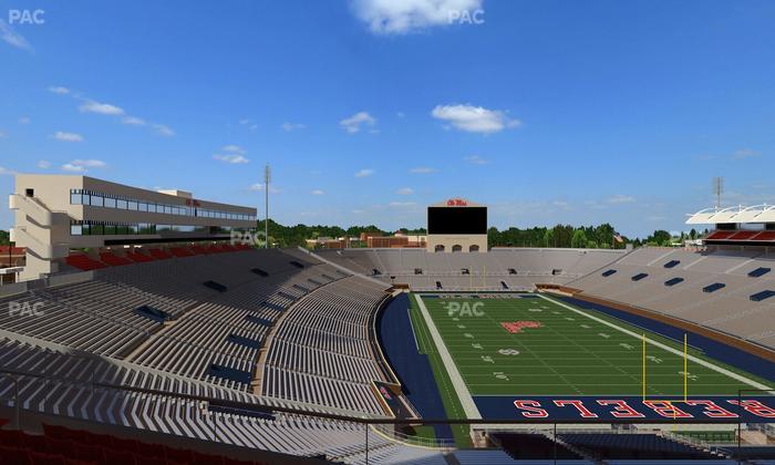 Vaught Hemingway Stadium - Section South Zone Club 115 Seat View