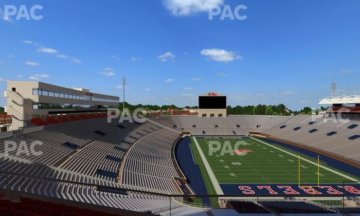 Vaught Hemingway Stadium - Section South Zone Club 115 Seat View