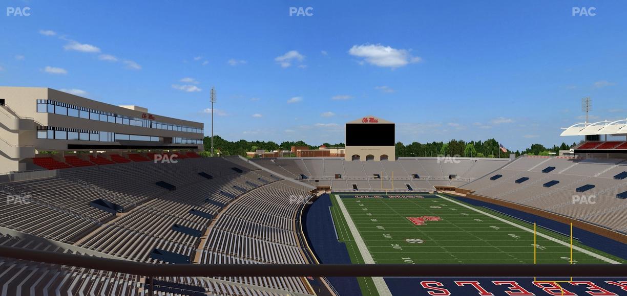 Vaught Hemingway Stadium - Section South Zone Club 115 Seat View