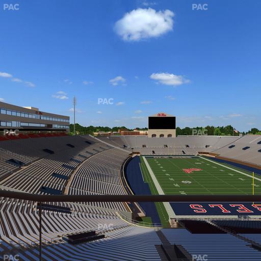 Vaught Hemingway Stadium - Section South Zone Club 115 Seat View