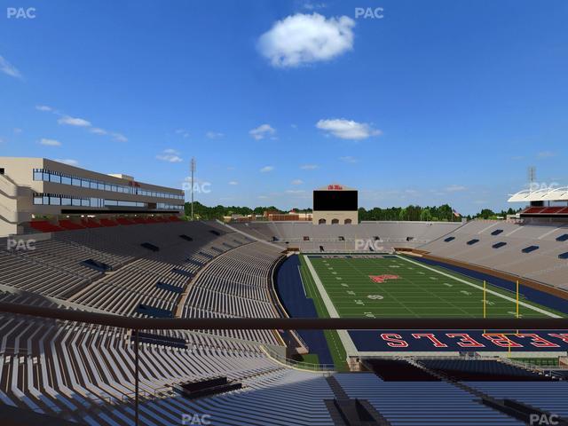 Vaught Hemingway Stadium - Section South Zone Club 115 Seat View