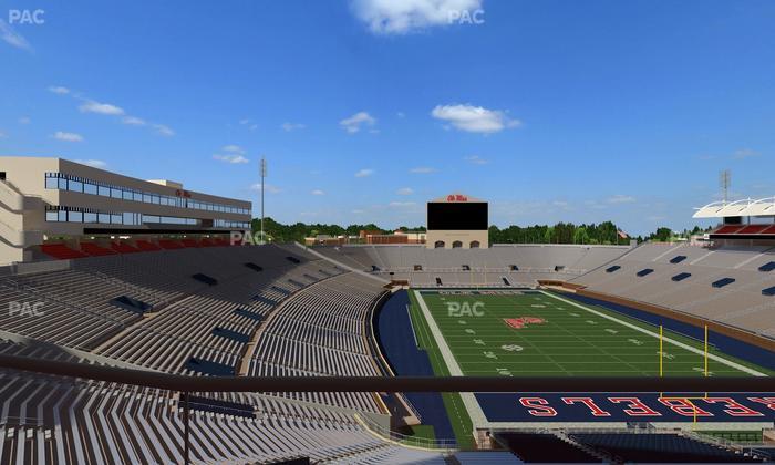 Vaught Hemingway Stadium - Section South Zone Club 115 Seat View