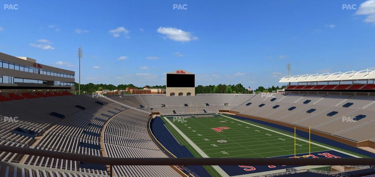 Vaught Hemingway Stadium - Section South Zone Club 116 Seat View