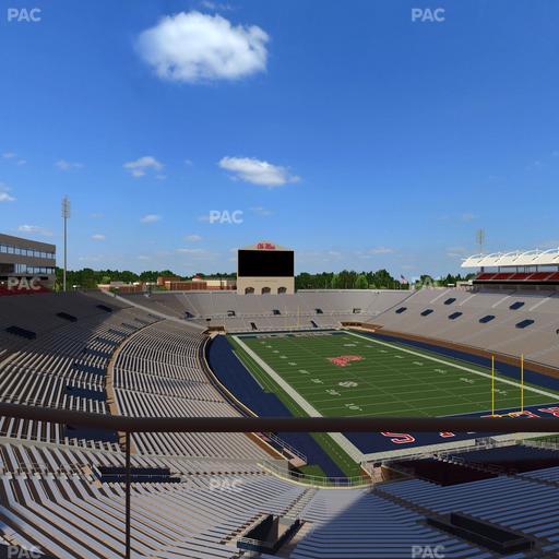 Vaught Hemingway Stadium - Section South Zone Club 116 Seat View