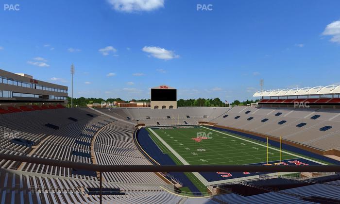 Vaught Hemingway Stadium - Section South Zone Club 116 Seat View